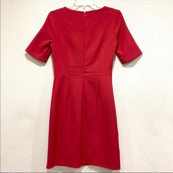 Banana Republic red dress size 2 - Picture 2 of 2